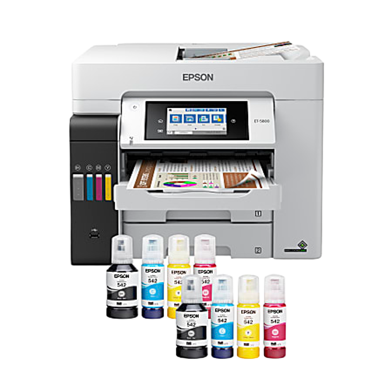 Epson® EcoTank® Pro ET-5800 Wireless Inkjet All-In-One Color Printer